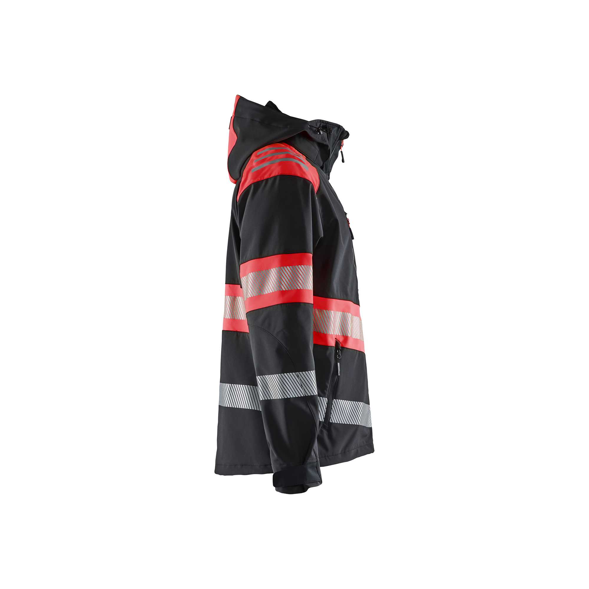BLAKLADER 44942513 Hi Vis Softshell Jacket Softshell Work Jacket MEN - Waterproof